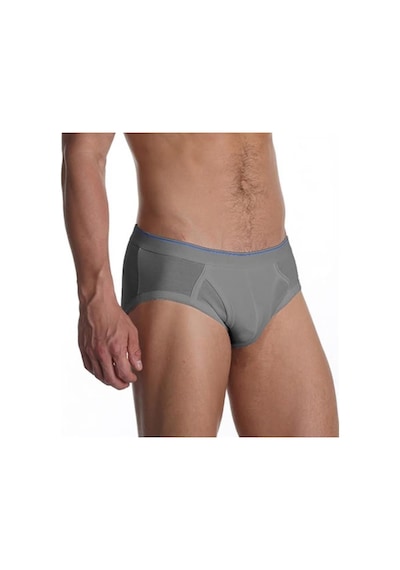 Çift Kaplan Elastanlı Erkek Slip Külot 887 Gri