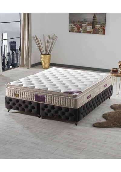 Luper İstanbul Luxuria Pedli Ultra Ortopedik Yaylı Yatak Beyaz 120 X 200 Genel