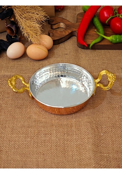 Moda Bakır Bakır Yumurta Tava 14 Cm Diğer