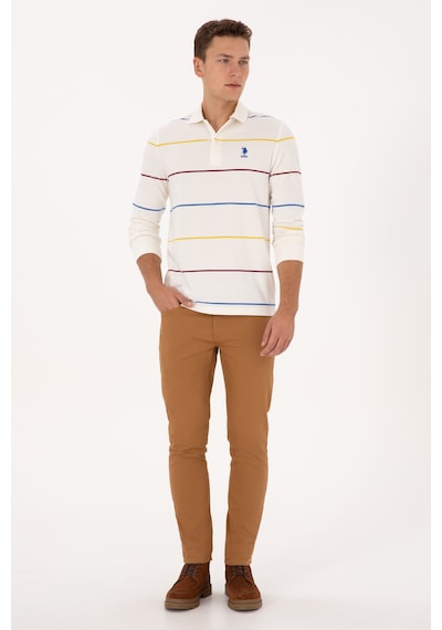 U.s. Polo Assn. Erkek Pantolon Kanvas-chino 50316835-vr233 Bisküvi