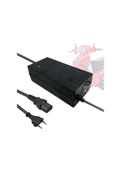 ELEKTRİKLİ BİSİKLET ŞARJ ALETİ 48V 20A FANLI POLAXTOR MZ-515