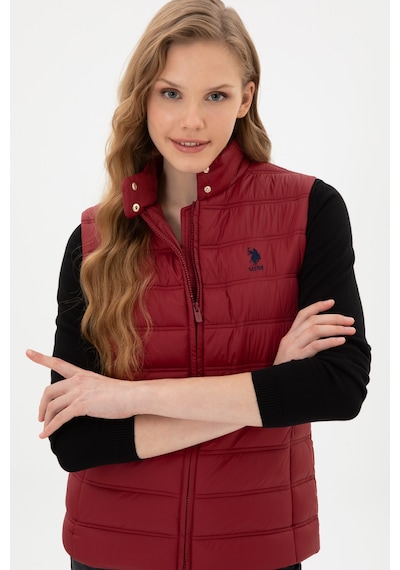 U.S. Polo Assn. Kadın Bordo Yelek 50311989-VR014