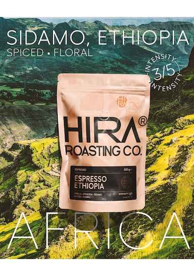 Hıra Roasting Co Espresso Ethıopıa Çekirdek Kahve 500 Gr