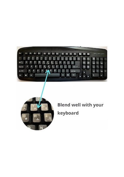 Klavye Etiketi Korece Şeffaf Arka Plan Klavye Etiketi Korece Şeffaf - Korean Keyboard Sticker