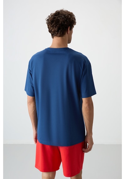 Air Jones Tommy Life Parlament Pamuklu Kalın Yüzeyi Dokulu Oversize Fit Baskılı Erkek T-shirt - 88371 Parlament Air Jones Tommy Life Parlament Pamuklu Kalın Yüzeyi Dokulu Oversize Fit Baskılı Erkek T-shirt - 88371 Parlament