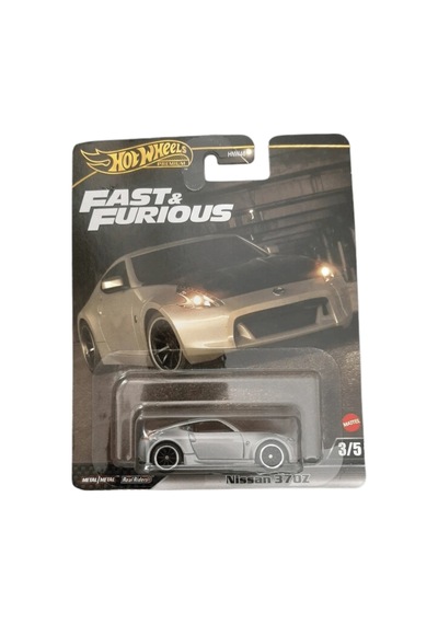 Hot Wheels Premium Fast & Furious Nissan 370z - Hızlı Ve Öfkeli 1/64 Diecast Model Araba Çok Renkli