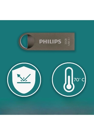 Phılıps 32gb Usb3.1 100/150 Mb/s Fm32fd165b/00