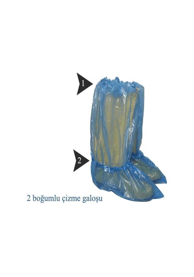 Çizme Galoşu 50'li Paket (25 çift)
