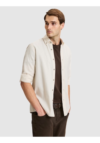 Pierre Cardin Bej Slim Fit Uzun Kollu Gömlek 50333841-vr011
