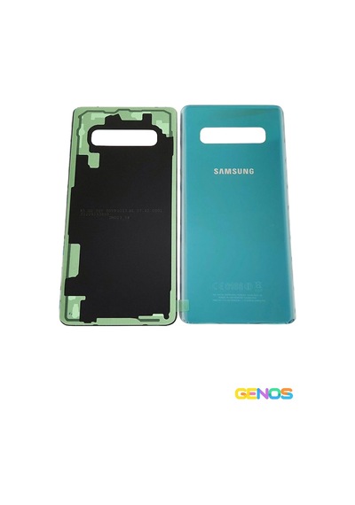Samsung Galaxy Uyumlu S10 Arka Cam Kapak Batarya Pil Kapağı Yeşil Diğer