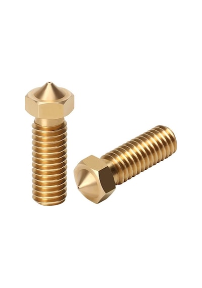 Koodmax 2 Adet 3d Yazıcı Extruder M6 Filament 1.75mm / 0.2mm Baskı Kafası Volkan Nozzle