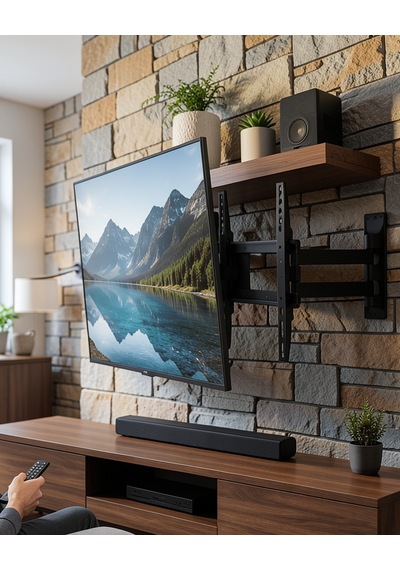 Duvar Tv Askısı Çift Kollu Hareketli Sistem Uczzzbp3k2755-2