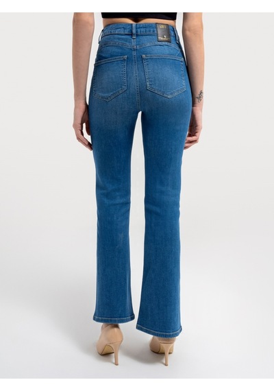 Flare Regular Fit Kadın Pantolon Denim