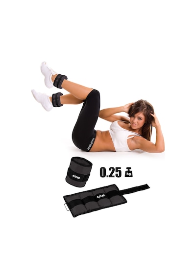 Spor Byfit 0,25 Kg x 2 Adet Siyah El veya Ayak Bileği Ağırlığı Siyah