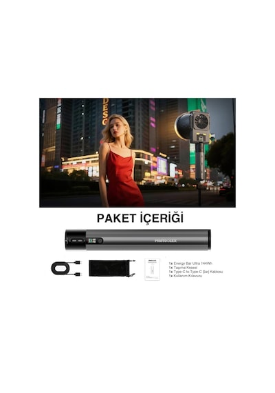 Photoolex Energy Bar Ultra 144wh Taşınabilir Güç Ünitesi Ve Kamera Rig Bataryası - Tf-ph-051gr-pl