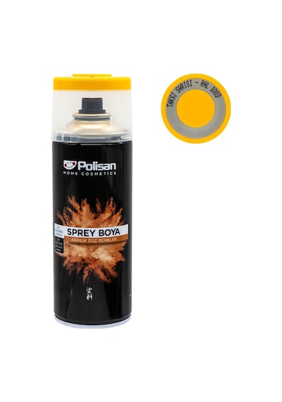 Polisan Akrilik Sprey Boya 400 ML - Taksi Sarısı ral 1003