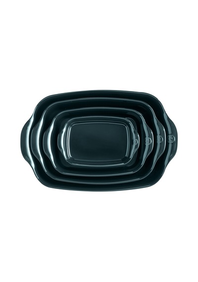 Emile Henry Fırın Kabı Dikdörtgen 30 X 19 Cm - Mavi/blue Flame Mavi