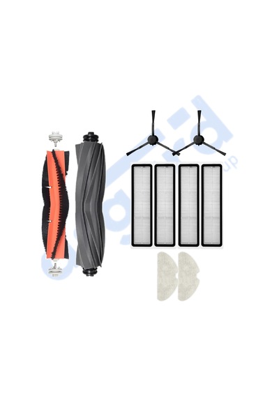 Dreame D10s, D10s Pro, D9 Max Gen 2 Uyumlu 2 Ana Fırça 2 Yan Fırça 4 Filtre 2 Mop Pkt-iasgf0000948