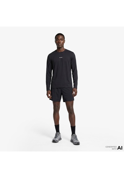 Salomon Shkout Core Ls Erkek Siyah T-shirt Lc2424400