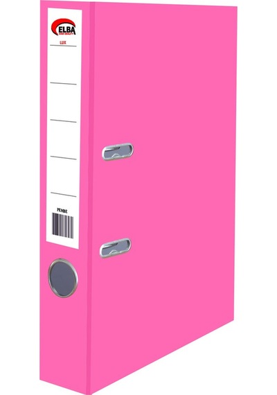 Büro Klasör Dar Plastik Pembe Çok Renkli