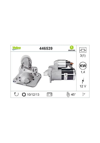 Renault Clio 3 Mars Motoru 1.5 Dci 2006-2012 Valeo 446539