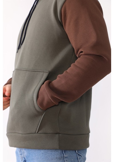 1040 Dewberry Erkek Sweatshırt-haki Haki