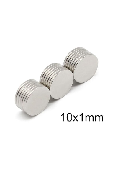 10X1Mm Neodyum Güçlü Mıknatıs - Neodim Magnet