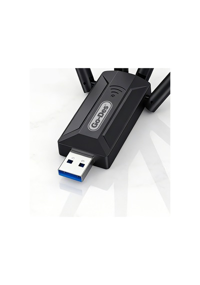 Go-des Gd-wps017 Wi-fi Usb Adaptörü 1200m Siyah