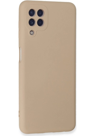 Samsung Uyumlu Galaxy A22 Kılıf Nano İçi Kadife Silikon Pudra/