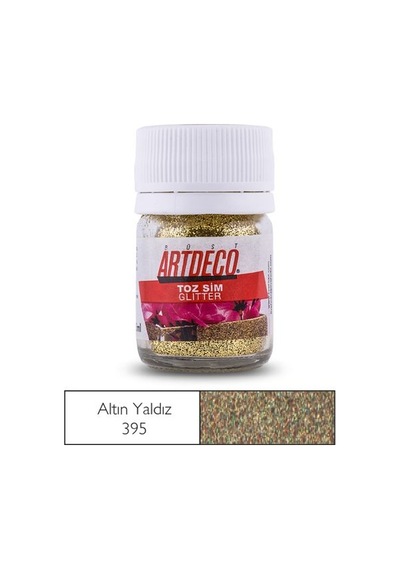 Artdeco Toz Sim Glitter 395 Altın Yaldız