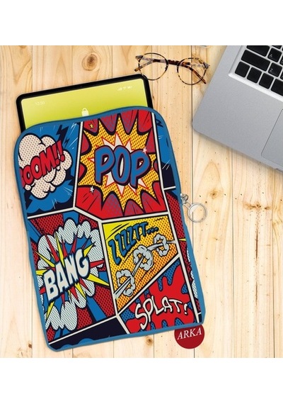 Bk Gift Pop Art Tasarımlı Taşınabilir Koruyucu Tablet Kılıfı & Or (526670612)