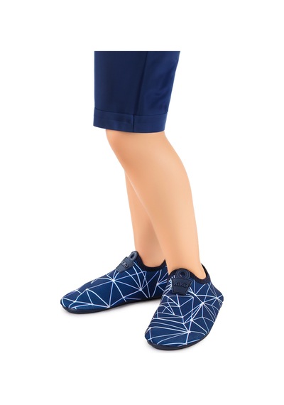 Kiko Kids Prizma Havuz Plaj Erkek Çocuk Deniz Ayakkabısı 7515 Lacivert - Beyaz Lacivert - Beyaz