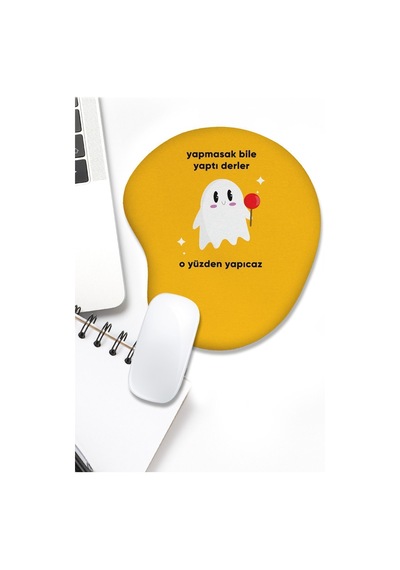 Mouse Pad Baskılı Bilek Destekli Yaptı Derler Mousepad