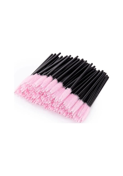 Tek Kullanımlık Kirpik Fırçaları Kirpik Uzatma Araçları Kaş Fırçası Maskara 50pcs Pink