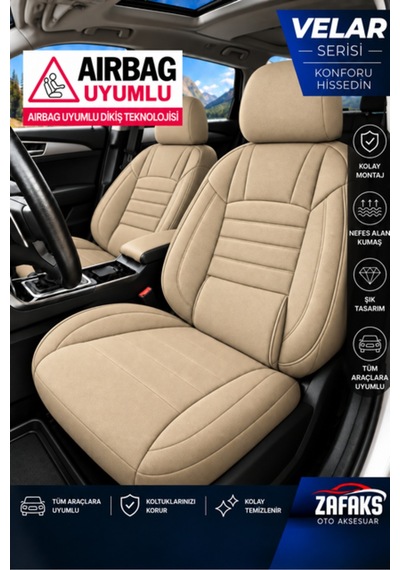 Opel Astra Uyumlu Velar Serisi Keten Oto Koltuk Kılıfı Ortopedik Tam Set