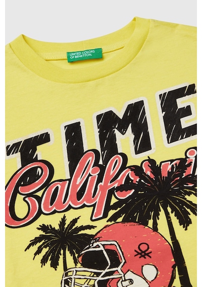 United Colors Of Benetton Erkek Çocuk T Shirt 3ı1xc10o4 Sarı Sarı