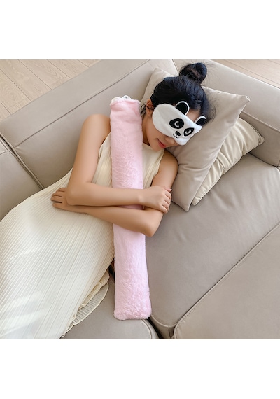 Peluş Kılıflı Uzun Sıcak Su Torbası 76 Cm - Yumuşak Dokulu 2500 Ml Kapasiteli Torba Çok renkli