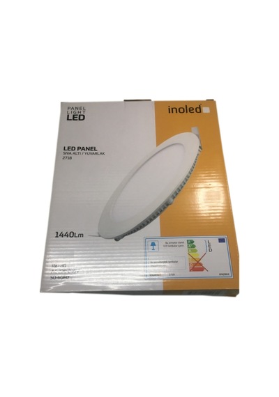 İnoled 170mm 15w 1200lm 3200k 20x170x190mm Gün Işıgı Sa Yuvarlak Led Panel Armatür Günışığı
