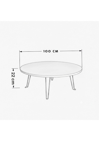 Ratemo Katlanır Yer Sofrası Parlak Beyaz 100 Cm - 22 Cm Yükseklik Yuvarlak Yer Masası, Oyun Masası, Çok Amaçlı Sehpa Ratemo Katlanır Yer Sofrası Parlak Beyaz 100 Cm - 22 Cm Yükseklik Yuvarlak Yer Masası, Oyun Masası, Çok Amaçlı Sehpa