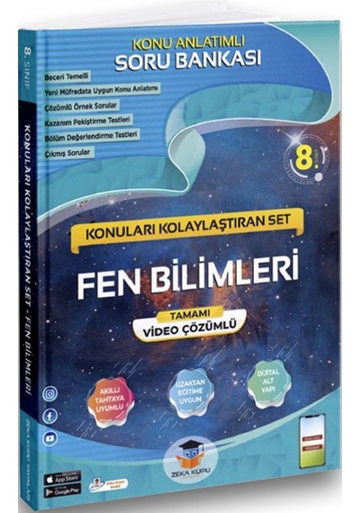8. Sınıf Fen Bilimleri Konu Anlatımlı Soru Bankası
