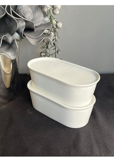 Be Original 20 Cm 2&apos Li Oval Kapaklı Fırın & Saklama Kabı