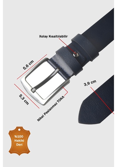 Deepsea Koyu Lacivert %100 Hakiki Deri Erkek Kemer Spor Deri Kemer, Kot Ve Keten Pantolon Uyumlu 2602680 Deepsea Koyu Lacivert %100 Hakiki Deri Erkek Kemer Spor Deri Kemer, Kot Ve Keten Pantolon Uyumlu 2602680