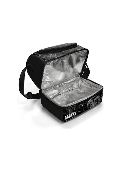 Coral High Kids Siyah Galaxy Desenli Thermo İki Katlı Beslenme Çantası 37219 Siyah