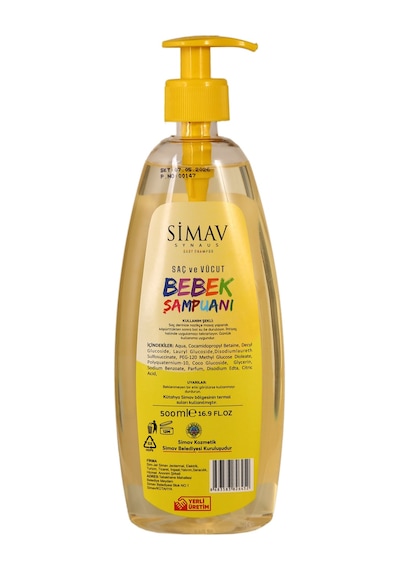 Simav Termal Sulu Bebek Seti 2'li - Kolonya 150ml + Şampuan 500ml