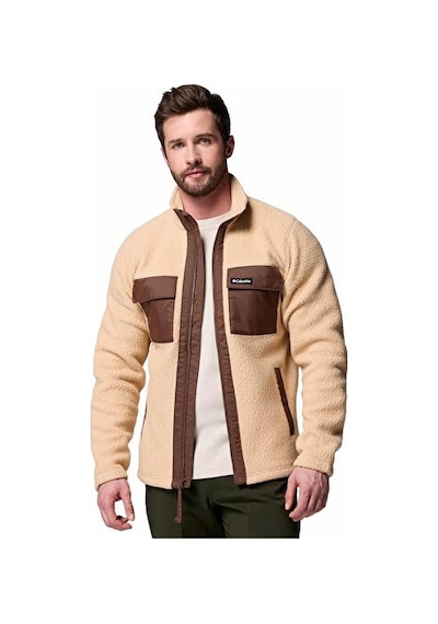 Columbia Juniper Peak Full Zip Fleece Erkek Outdoor Polar Ceket 2131471262 Kahverengi