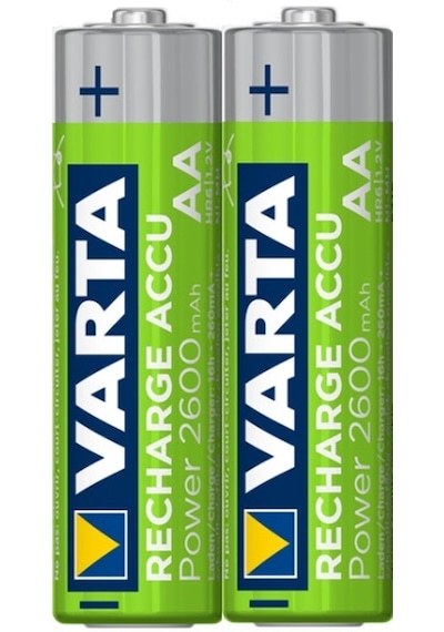 Varta 5716 2600 mAh AA Ni-MH Şarj Edilebilir Kalem Pil 2'li