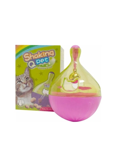 Shaking Pet 6 x 9 CM Medium Kedi Ödül Maması Oyuncağı Çok Renkli
