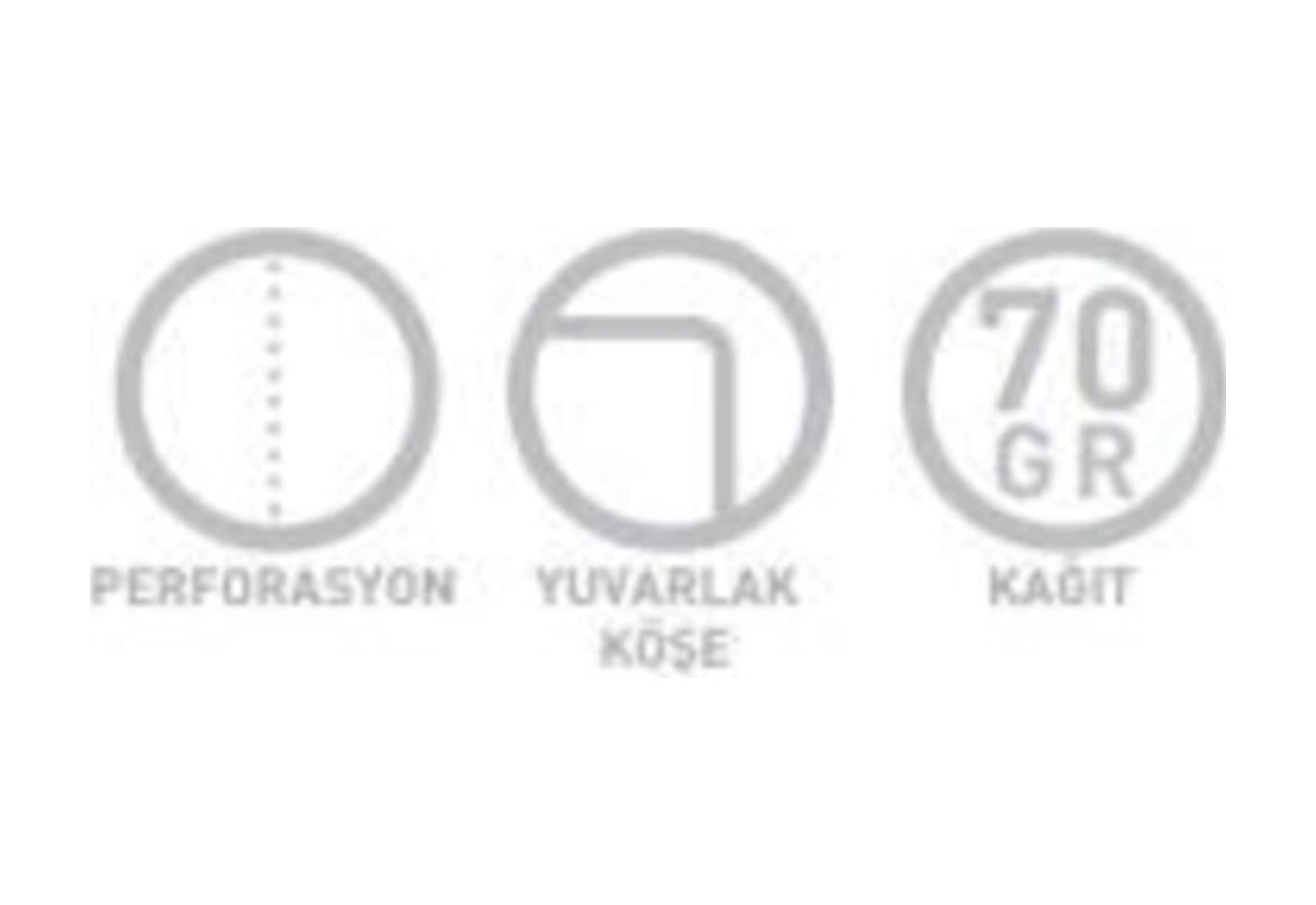 Mayan A4 Spiralli Karton Kapak Defter 80 Yaprak Kareli 4 Lü Paket 4357