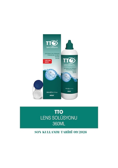 Tto Lens Solüsyonu 360 Ml Son Kullanım Tarihi 9/2026