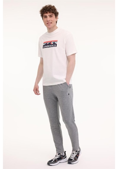 Lumberjack Ml Roger 11otd2-31 5fx 101940574 Erkek Tişört Ekru S-xxl Ekru